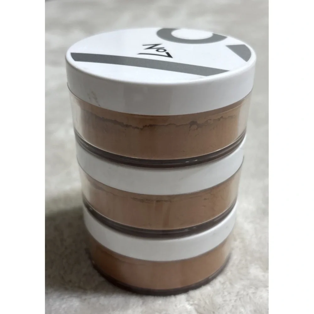 NEW No7 Flawless Finishing Loose Powder Rich 13g Lot of 3 No Box